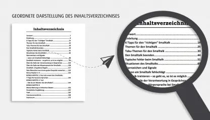 f05 Groß Formatierung Muster verlinktes Inhaltsverzeichnis